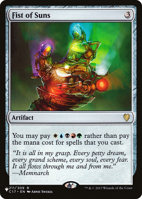 Fist of Suns (LIST-211/309) - The List