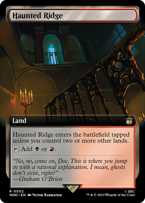 Haunted Ridge (Extended Art) (WHO-502) - Doctor Who: (Extended Art)