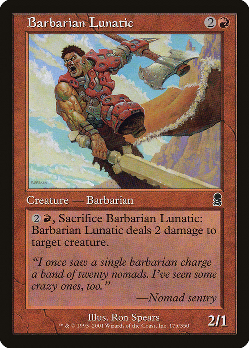 Barbarian Lunatic (ODY-175) - Odyssey