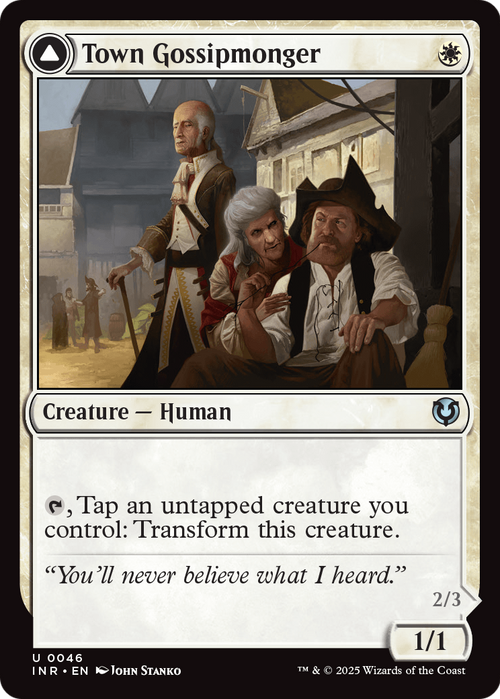 Town Gossipmonger (INR-046) - Innistrad Remastered Foil