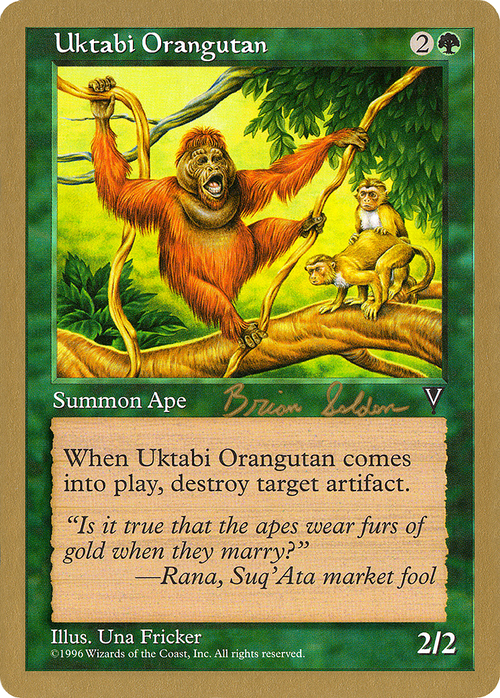 Uktabi Orangutan - 1998 Brian Selden (VIS) (WCD-) - World Championship Decks 1998