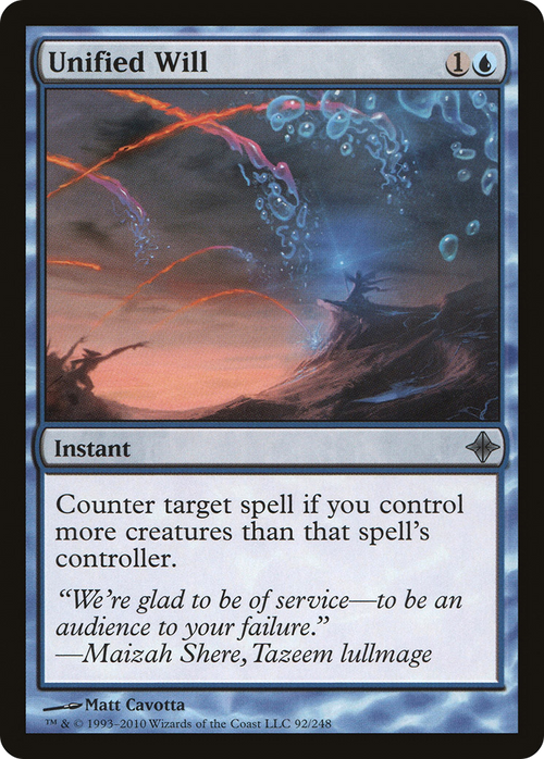 Unified Will (ROE-092) - Rise of the Eldrazi