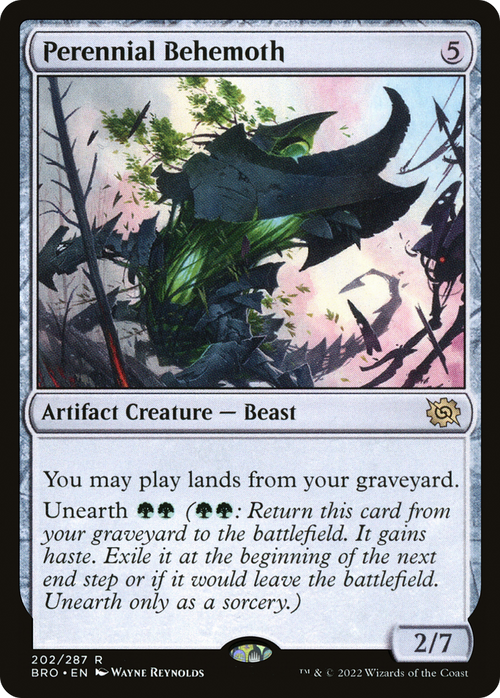 Perennial Behemoth (BRO-202) - The Brothers' War