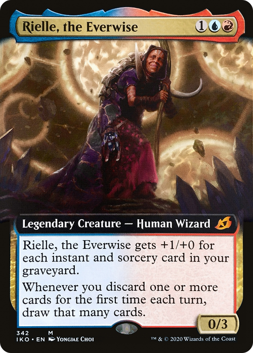 Rielle, the Everwise (Extended Art) (IKO-342) - Ikoria: Lair of Behemoths: (Extended Art)