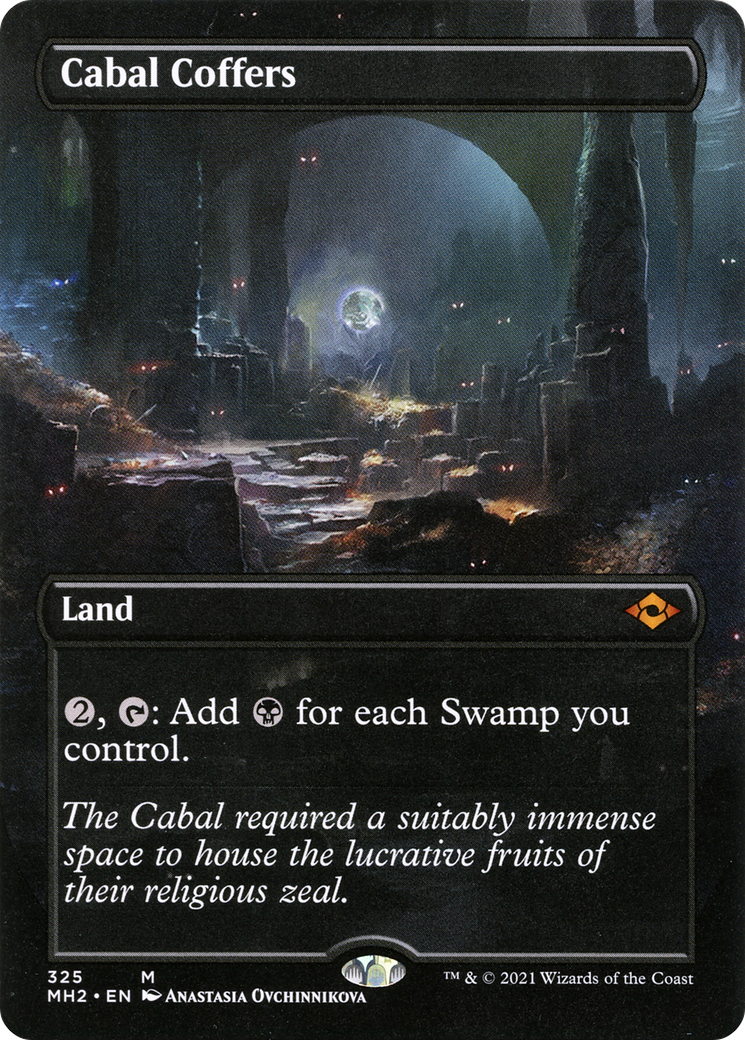 Cabal Coffers (Borderless) (MH2-325) - Modern Horizons 2 (Borderless)