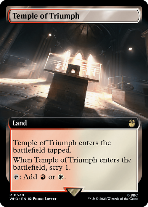 Temple of Triumph (Extended Art) (WHO-530) - Doctor Who: (Extended Art) Foil