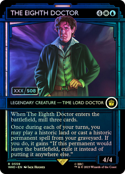 The Eighth Doctor (Serial Numbered) (WHO-559) - Doctor Who: (Showcase) (Borderless) Foil