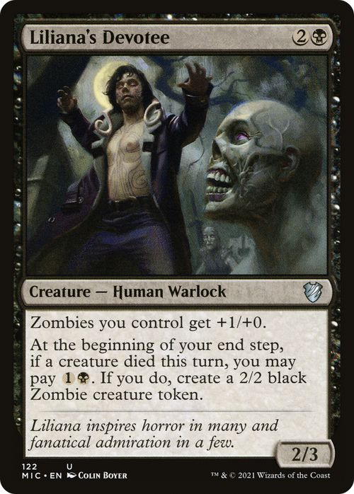 Liliana's Devotee (MIC-122) - Midnight Hunt Commander