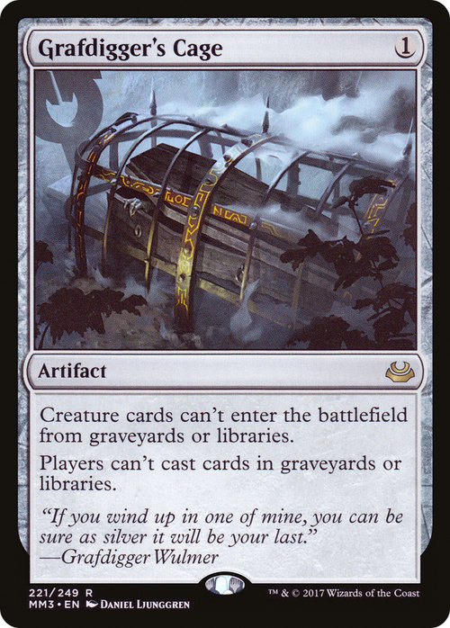 Grafdigger's Cage (MM3-221) - Modern Masters 2017