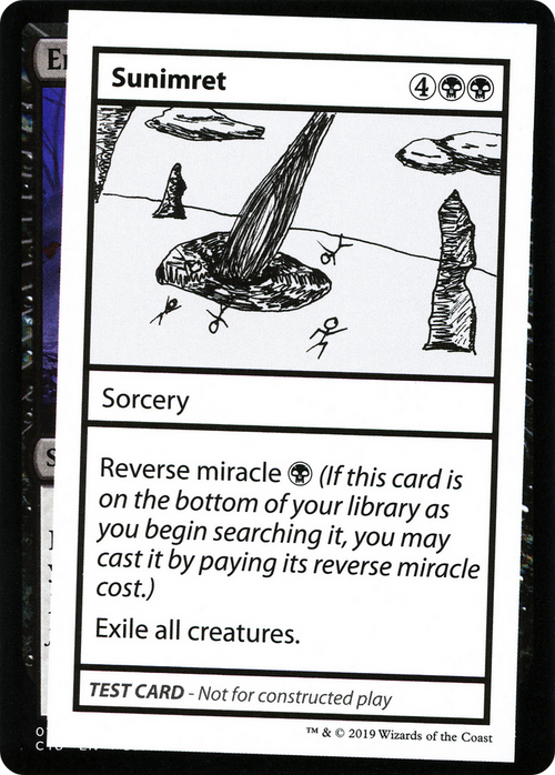 Sunimret (No PW Symbol) (CMB1-047) - Mystery Booster Playtest Cards 2021