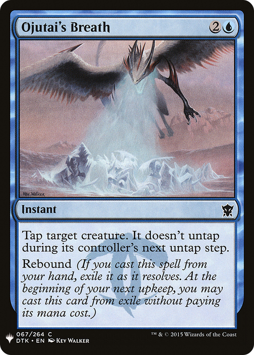 Ojutai's Breath (LIST-DTK-67) - The List