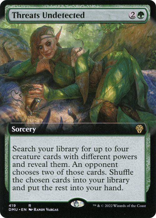 Threats Undetected (Extended Art) (DMU-419) - Dominaria United: (Extended Art)
