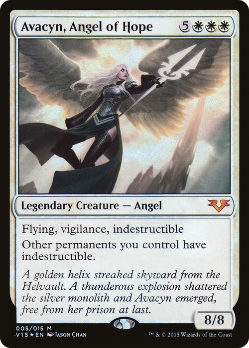 Avacyn, Angel of Hope (V15-005) - From the Vault: Angels Foil