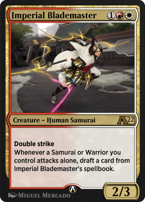 Imperial Blademaster (YNEO-030) - Alchemy: Kamigawa
