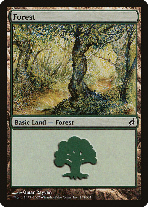 Forest (298) (LRW-298) - Lorwyn Foil