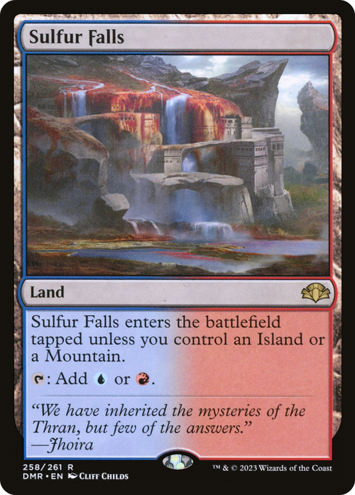 Sulfur Falls (DMR-258) - Dominaria Remastered Foil