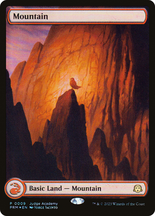 Mountain - Full Art (0009) (P23-009) - Judge Gift Cards 2023: (Full Art) Foil