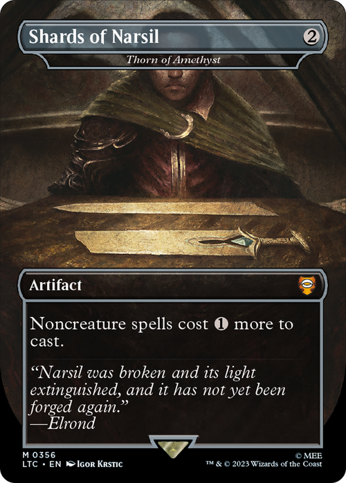 Shards of Narsil - Thorn of Amethyst (LTC-356) - Tales of Middle-earth Commander / Shards of Narsil (Borderless)