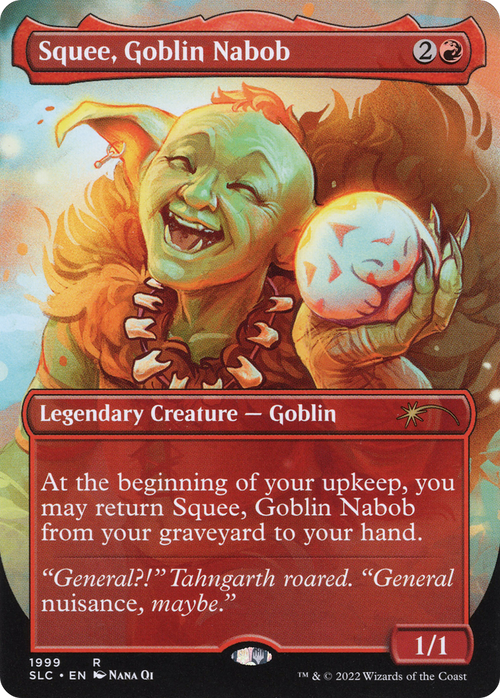 Squee, Goblin Nabob (SLC-1999) - Secret Lair Countdown Kit (Borderless) Foil