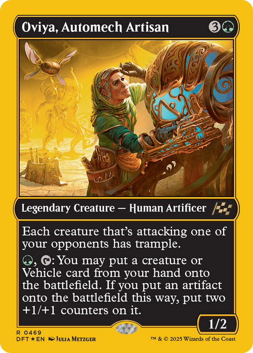 Oviya, Automech Artisan (First-Place Foil) (DFT-469) - Aetherdrift Foil