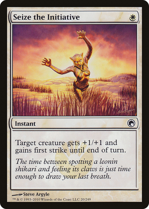Seize the Initiative (SOM-020) - Scars of Mirrodin