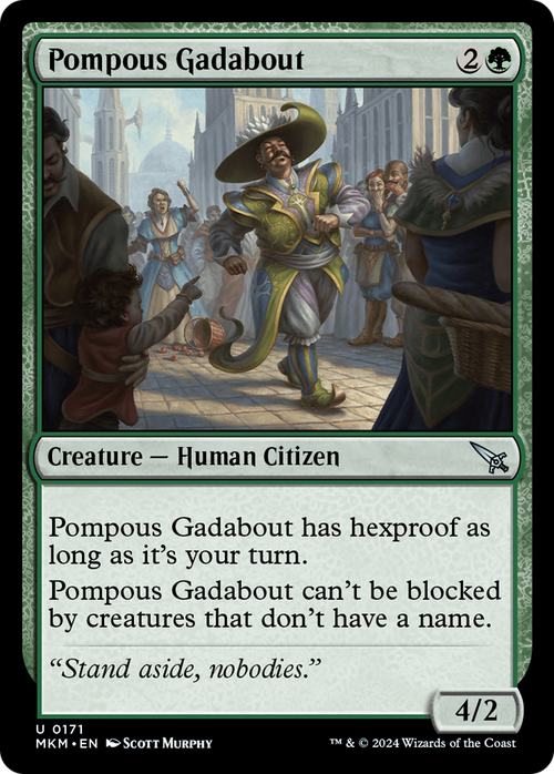 Pompous Gadabout (MKM-171) - Murders at Karlov Manor