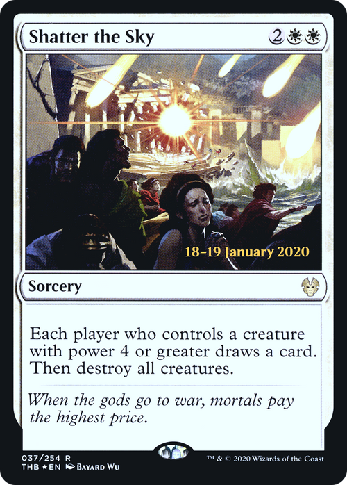 Shatter the Sky (PRE-37S) - Theros Beyond Death Promos Foil