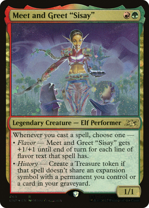 Meet and Greet "Sisay" (Galaxy Foil) (UNF-458) - Unfinity Foil