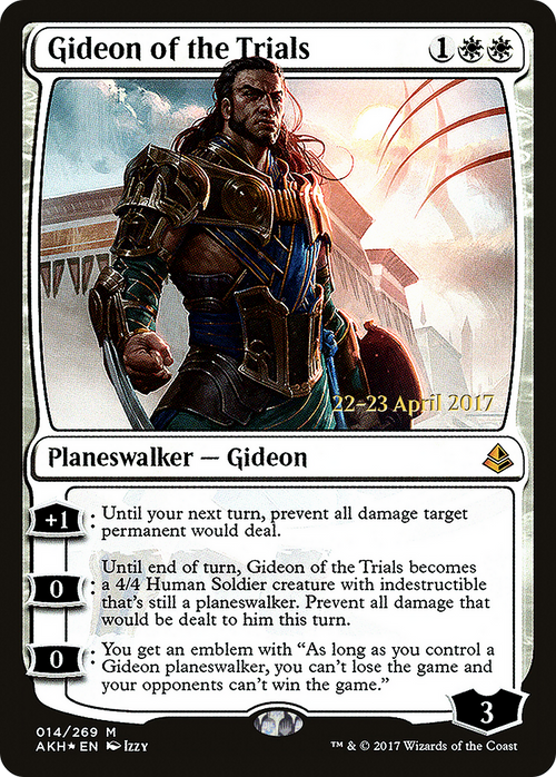 Gideon of the Trials (PRE-14S) - Amonkhet Promos Foil