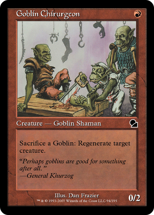 Goblin Chirurgeon (ME1-094) - Masters Edition Foil