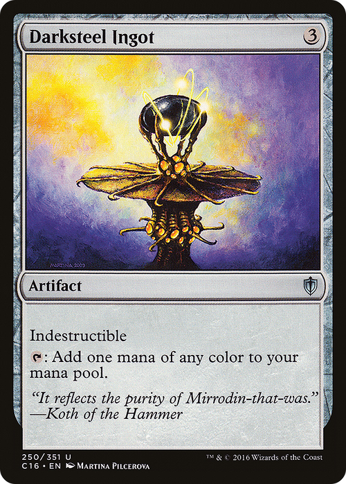 Darksteel Ingot (C16-250) - Commander 2016