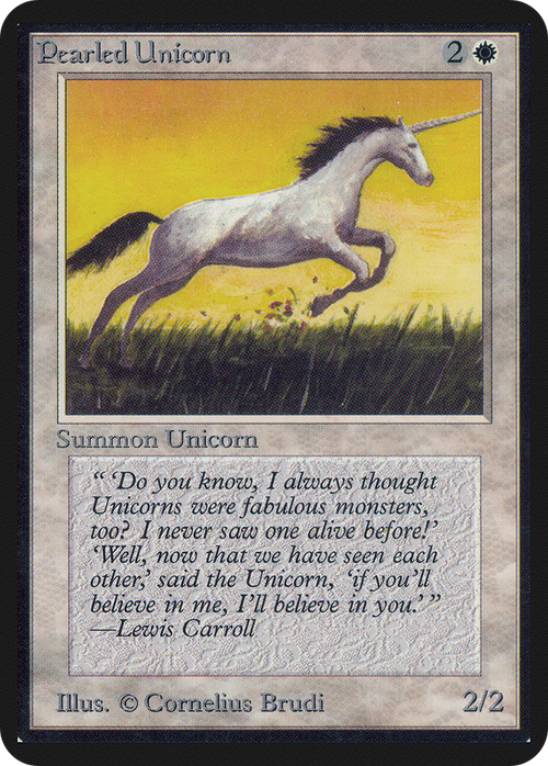 Pearled Unicorn (LEA-) - Limited Edition Alpha