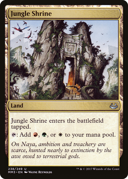 Jungle Shrine (MM3-238) - Modern Masters 2017 Foil