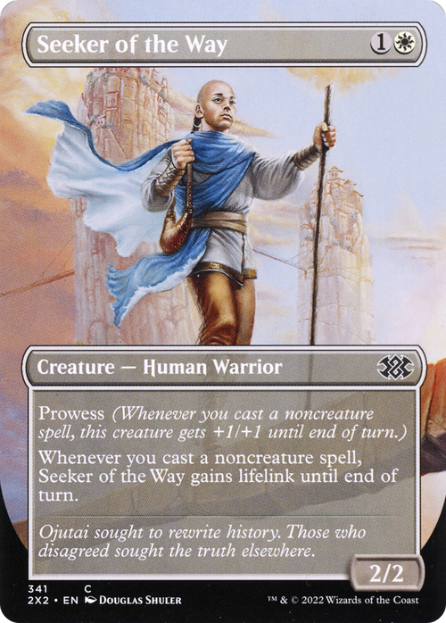 Seeker of the Way (Borderless) (2X2-341) - Double Masters 2022