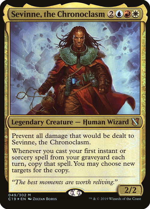 Sevinne, the Chronoclasm (Commander 2019) (OVER-049) - Commander 2019 Oversized Foil