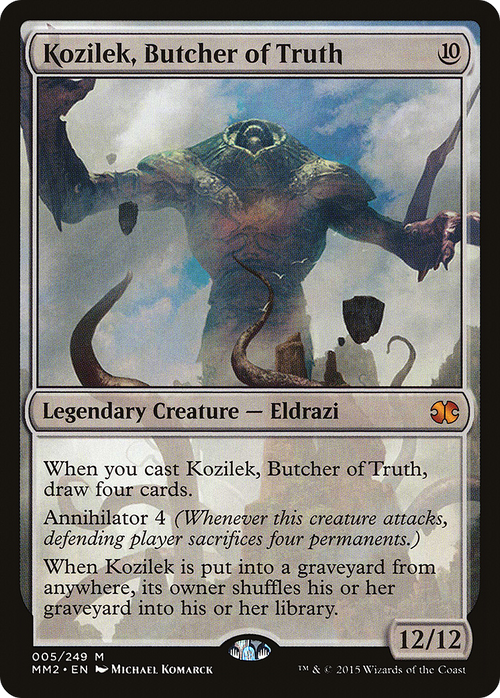 Kozilek, Butcher of Truth (MM2-005) - Modern Masters 2015