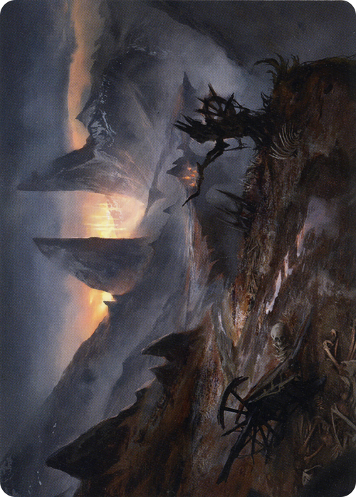 Haunted Ridge // Haunted Ridge (AMID-073) - Midnight Hunt Art Series (Borderless) Foil