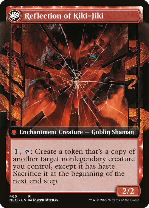 Fable of the Mirror-Breaker (Extended Art) (NEO-465) - Kamigawa: Neon Dynasty: (Extended Art, fandfc, enchantment) Foil