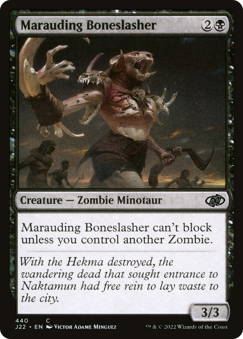 Marauding Boneslasher (J22-440) - Jumpstart 2022