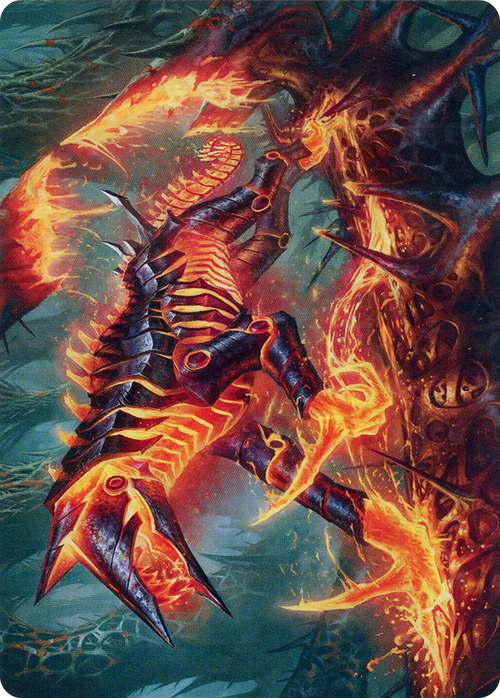 Kuldotha Cackler // Kuldotha Cackler (AONE-032) - Phyrexia: All Will Be One Art Series (Borderless)
