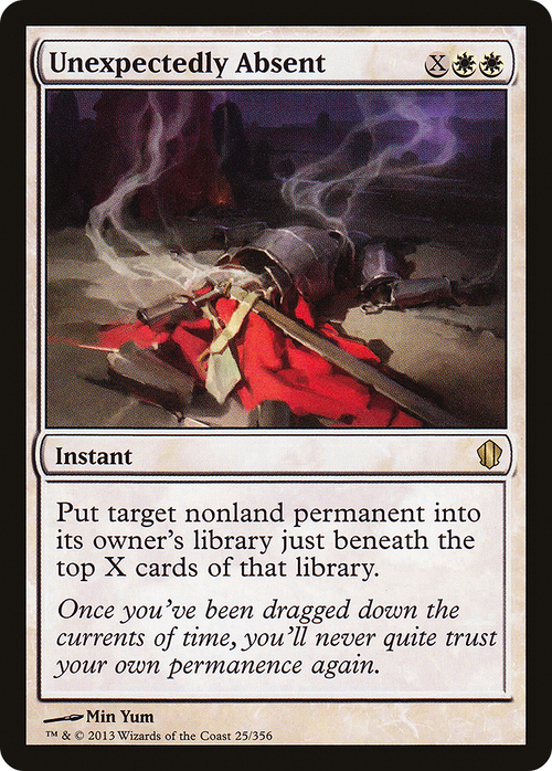 Unexpectedly Absent (C13-025) - Commander 2013