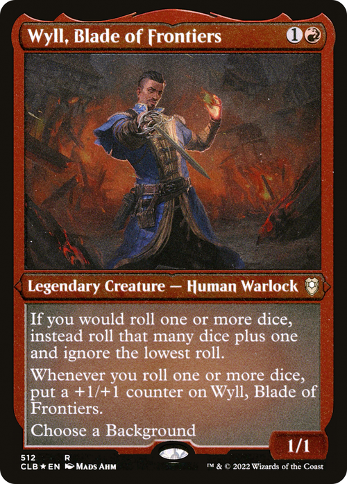 Wyll, Blade of Frontiers (Foil Etched) (CLB-512) - Commander Legends: Battle for Baldur's Gate Foil