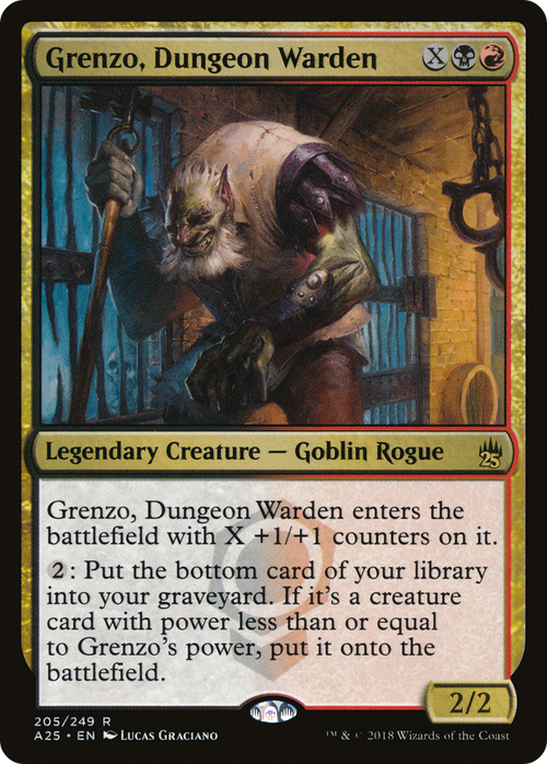 Grenzo, Dungeon Warden (A25-205) - Masters 25 Foil