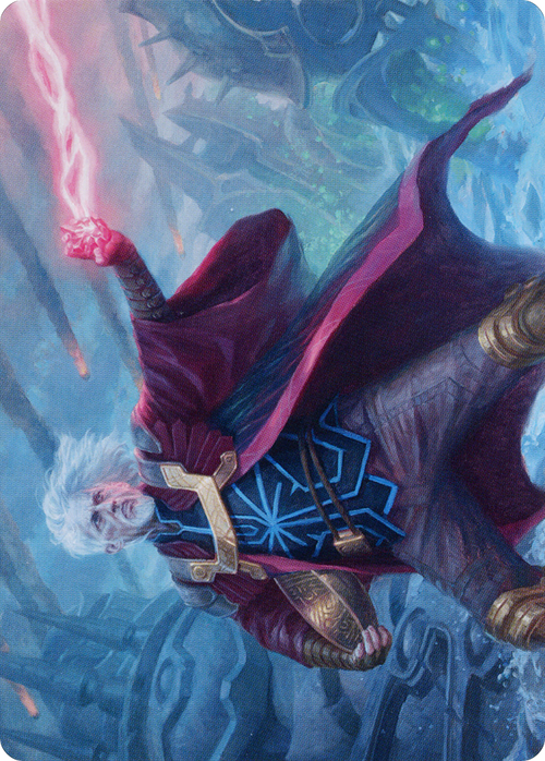 Urza, Lord Protector // Urza, Lord Protector (ABRO-041) - The Brothers' War Art Series (Borderless) Foil
