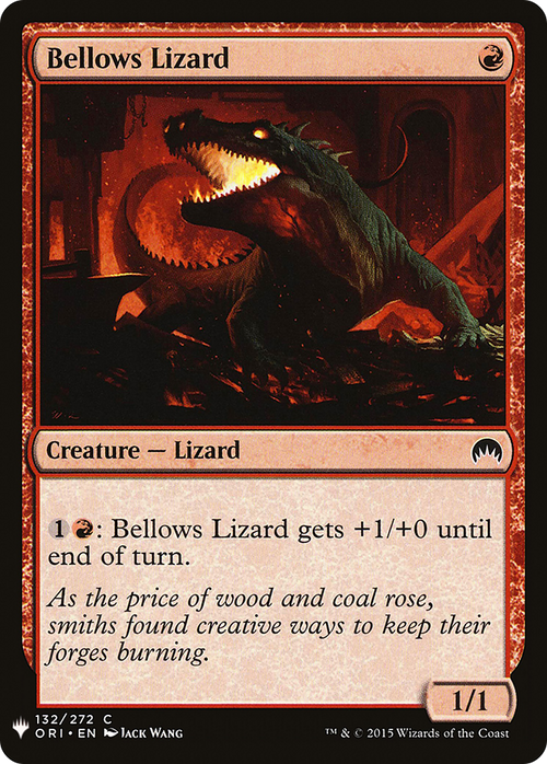 Bellows Lizard (LIST-ORI-132) - The List