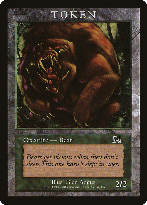 Bear Token (ONS) (MPRP-) - Magic Player Rewards 2003