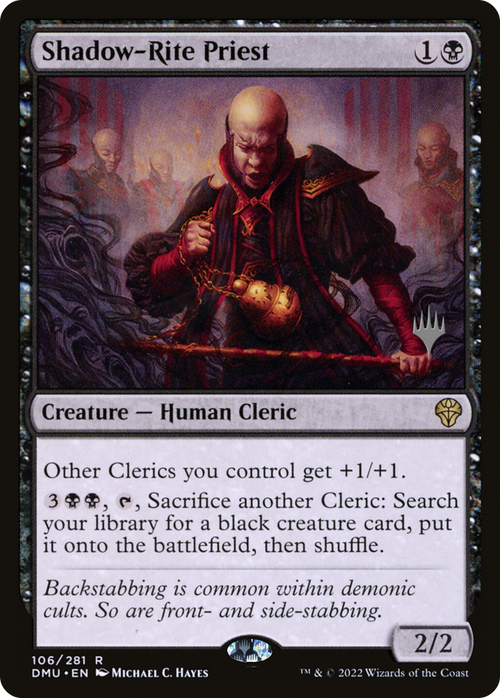 Shadow-Rite Priest (PPDMU-106) - Dominaria United Promos Foil