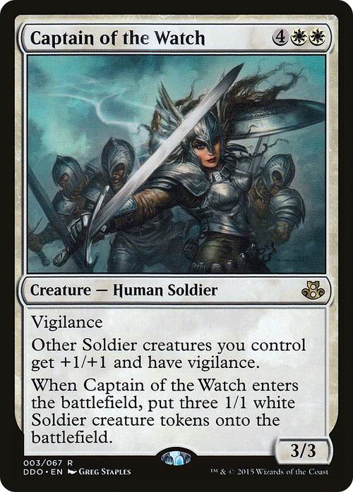 Captain of the Watch (DDO-003) - Duel Decks: Elspeth vs. Kiora
