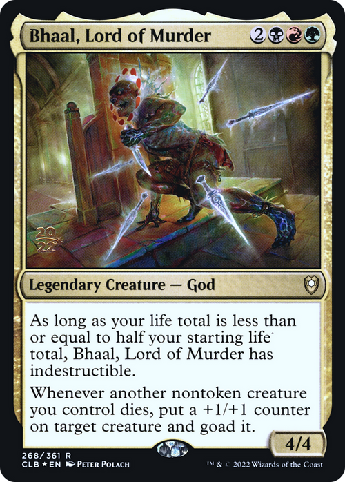 Bhaal, Lord of Murder (PRE-268) - Battle for Baldur's Gate Promos Foil