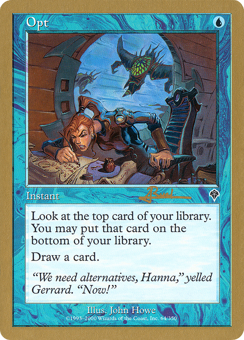 Opt - 2001 Antoine Ruel (INV) (WCD-) - World Championship Decks 2001